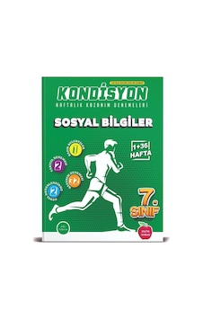 7. Sınıf Kondisyon Sosyal Bilgiler Denemeleri 37 Hafta -  Newton Yayınları