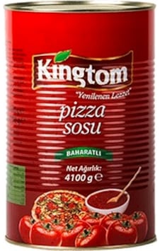 Kingtom Baharatlı Pizza Sosu 6 x 4100 G Kingtom Baharatlı Pizza Sosu 6 x 4100 G