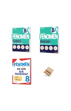 Fenomen Lgs 8. Sınıf 2027 A Serisi Türkçe Paragraf Ve Her Güne Bir Paragraf Soru Bankası 3lü Set + Telefon Standı Fenomen Lgs 8. Sınıf 2027 A Serisi Türkçe Paragraf Ve Her Güne Bir Paragraf Soru Bankası 3lü Set + Telefon Standı