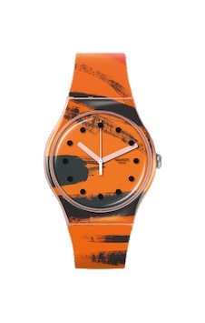Swatch Suoz362 Barns-graham's Orange And Red On Pink Unisex Kol Saati Çok Renkli Swatch Suoz362 Barns-graham's Orange And Red On Pink Unisex Kol Saati Çok Renkli