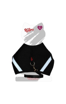 Natura Air Net Harness For Cats Black L Natura Air Net Harness For Cats Black L
