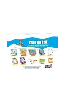 Buz Devri Matematik Destekli Etkinlik Seti Poşet Çanta Seti