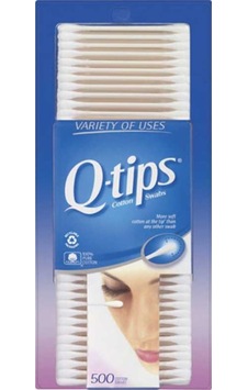 Q-tips Kulak Temizleme Pamuğu 500'lü Q-tips Kulak Temizleme Pamuğu 500'lü