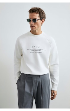 Lufian Cole Erkek Sweatshirt Kırık Beyaz Kırık Beyaz 112030199100510 Lufian Cole Erkek Sweatshirt Kırık Beyaz Kırık Beyaz 112030199100510