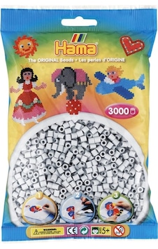 3.000'Lik Hama Midi Boncuk - Açık Gri 3.000'Lik Hama Midi Boncuk - Açık Gri