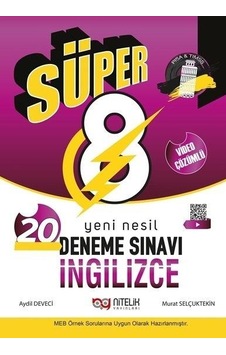Nitelik Yayınları 8. Sınıf Lgs Ingilizce Süper Yeni Nesil 20 Dene