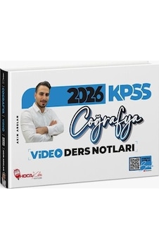 Hoca Kafası 2026 Kpss Coğrafya Video Ders Notları - Akın Arslan Anla Kazan + Hoca Kafası Yayınları