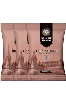 Sahure Hanım Türk Kahvesi 3 x 100 G Sahure Hanım Türk Kahvesi 3 x 100 G