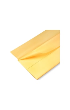 İtalyan Sarı Pelur Kağıt, Hediye Ve Çiçek Paketleme Kağıdı, 50 75cm, 1kg 130-134 Adet