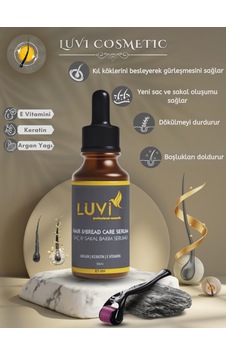 Luvi Cosmetic Saç ve Sakal Çıkarıcı Serum 50 ML + Dermaroller