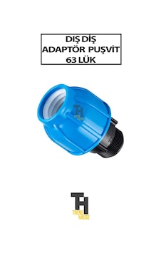 Dış Diş Puşvit Adaptör 63 Lük Dış Diş Puşvit Adaptör 63 Lük
