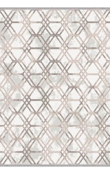 Ipek Halı Gaspara 14568 Bej 100x300 Saçaklı