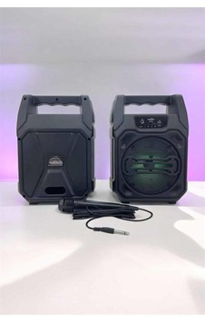 6.5 İnç Kablosuz Hoparlör Bluetooth Bağlantılı Yüksek Ses Kaliteli Siyah 6.5 İnç Kablosuz Hoparlör Bluetooth Bağlantılı Yüksek Ses Kaliteli Siyah