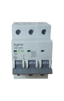 3X16A C/3Ka W Otomatik Sigorta Sigma 3X16A C/3Ka W Otomatik Sigorta Sigma