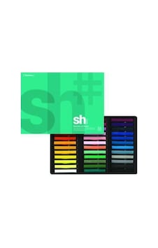 Shinhan : Tam Boy Soft Pastel Boya Seti : 36 Renk Beyaz