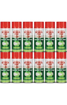 12 Adet Somafix Tekstil Sünger Yapıştırıcı Sprey S38 500ml 12 Adet Somafix Tekstil Sünger Yapıştırıcı Sprey S38 500ml