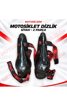 Motosiklet Dizlik Siyah Kırmızı - Siyah Motosiklet Dizlik Siyah Kırmızı - Siyah