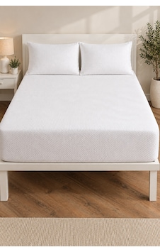 Sıvı Geçirmez Fitted Bazalı Honeycomb Desenli Yatak Alez Seti Fitted Bazalı Alez Ve 2'li Yastık Alez Koruyucusu Beyaz Tek Kişilik - Çift Kişilik Sıvı Geçirmez Fitted Bazalı Honeycomb Desenli Yatak Alez Seti Fitted Bazalı Alez Ve 2'li Yastık Alez Koruyucusu Beyaz Tek Kişilik - Çift Kişilik