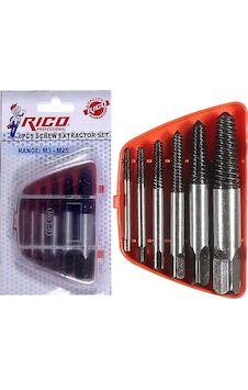 Rico 005-rc3216 Ters Kılavuz Kırılmış Vida Civata Sökme Seti Rico 005-rc3216 Ters Kılavuz Kırılmış Vida Civata Sökme Seti