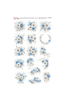Ütü İle Rub On Transfer Kağıdı 30x50cm Ck535 Ütü İle Rub On Transfer Kağıdı 30x50cm Ck535