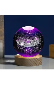 Ahşap Altlıklı Gezegen Cam Küre Rgb Diğer Ahşap Altlıklı Gezegen Cam Küre Rgb Diğer