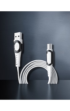Şarj Kablosu - Dc01 Süper Hızlı Micro Usb 1m 2.4a - Beyaz Şarj Kablosu - Dc01 Süper Hızlı Micro Usb 1m 2.4a - Beyaz