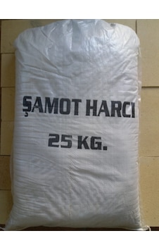 Şamot Harcı Ateş Tuğla Örgü Harcı 25Kg Şamot Harcı Ateş Tuğla Örgü Harcı 25Kg