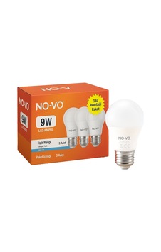 9w Led 6500k Tasarruflu Güçlü 3'lü Beyaz Ampul Seti E27 Duy Koridor Ampulü Ev Aydınlatması Gün Işığı