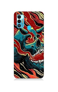 Tecno Spark 7t Uyumlu Silikon Kılıf Devil Skull Şeytan Kafatası Tecno Spark 7t Uyumlu Silikon Kılıf Devil Skull Şeytan Kafatası