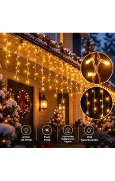 Ack Dış Mekan/outdoor Beyaz Kablolu Amber As90-00308f Flaşlı Ack Dış Mekan/outdoor Beyaz Kablolu Amber As90-00308f Flaşlı