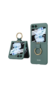 Galaxy Uyumlu Z Flip 5 Kılıf Zore Kıpta Yüzüklü Flip Sert Kapak Koyu Yeşil Galaxy Uyumlu Z Flip 5 Kılıf Zore Kıpta Yüzüklü Flip Sert Kapak Koyu Yeşil
