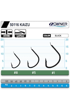 Owner 50116 Kaizu Black İğne 2-0 Owner 50116 Kaizu Black İğne 2-0