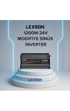 Lexron 24 V 1200 Watt Modifiye Sinüs İnverter Lexron 24 V 1200 Watt Modifiye Sinüs İnverter