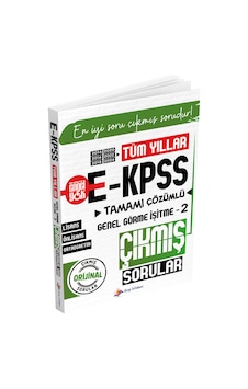 2026 Ekpss Genel Görme İşitme-2 Çıkmış Sorular Tüm Yıllar Çözümlü Yayınları 2026 Ekpss Genel Görme İşitme-2 Çıkmış Sorular Tüm Yıllar Çözümlü Yayınları