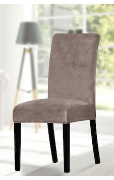 Kaliteli Mikro Kumaş Kenarları Lastikli En Boy Likralı Sandalye Kılıfı 6 Lı Vizon - 35348500 Vizon