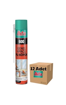 Akfix Fa006 Pu Pipetli Köpük 1 Koli 12 Adet 600 Gr 600 Akfix Fa006 Pu Pipetli Köpük 1 Koli 12 Adet 600 Gr 600