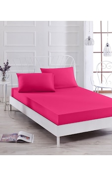 Aslans Ranforce Çift Kişilik Kumaş Çarşaf Seti Fuşya 160x200 Aslans Ranforce Çift Kişilik Kumaş Çarşaf Seti Fuşya 160x200