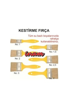 2.5 No Kestirme Firça - 12 Adet Paket Fiyati