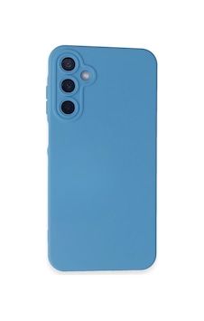 Samsung Galaxy A15 4g Kılıf Nano İçi Kadife Silikon - Mavi Diğer