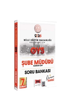 Yargı Yayınları 2026 Meb Personelleri İçin Gys Şube Müdürü Kadrosu İçin Deneme İlaveli Soru Bankası Yargı Yayınları 2026 Meb Personelleri İçin Gys Şube Müdürü Kadrosu İçin Deneme İlaveli Soru Bankası