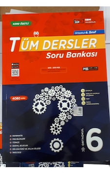 6.Sınıf Tüm Dersler Soru Bankası 2019 Baskı Sbm Yayınları 6.Sınıf Tüm Dersler Soru Bankası 2019 Baskı Sbm Yayınları