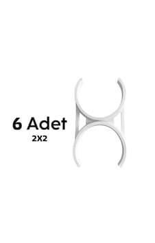 2x2 6 Adet Tatlandırıcı-mineral-alkali Filtre Kelepçesi 2x2 6 Adet Tatlandırıcı-mineral-alkali Filtre Kelepçesi