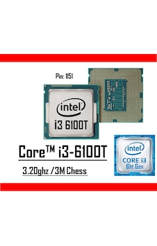 Intel İ3-6100t Çift Çekirdek 3.20 Ghz İşlemci Lga 1151 Tray Intel İ3-6100t Çift Çekirdek 3.20 Ghz İşlemci Lga 1151 Tray