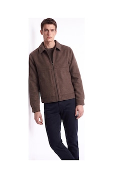 Fabrika Kahverengi Erkek Slim Fit Mont F6wm-mnt 2109 Kahverengi Melanj Fabrika Kahverengi Erkek Slim Fit Mont F6wm-mnt 2109 Kahverengi Melanj