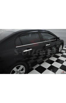 Honda Civic Krom Cam Çıtası 6 Prç 2006-2012