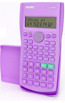 Mikro Digital Fonksiyonlu Hesap Makinesi 10+2 Hane Mor Cl-9364 Çok Renkli Mikro Digital Fonksiyonlu Hesap Makinesi 10+2 Hane Mor Cl-9364 Çok Renkli