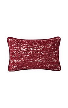 "carmine" Dokulu Kırlent Kılıfı - 30x50 - Bordo "carmine" Dokulu Kırlent Kılıfı - 30x50 - Bordo