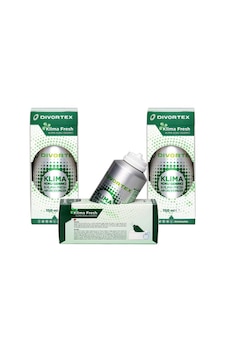 Divortex Klima Fresh - Klima Bombası - Yeşil Elma 3 x 150 ML Divortex Klima Fresh - Klima Bombası - Yeşil Elma 3 x 150 ML