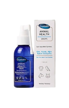 Crystalin Anımal Health Drops 100 Ml.göz,kulak,ağız Bakım Solisyonu Skt-01.07.2026