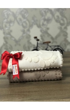 Özdilek 2Li Banyo Ayak Havlusu 1 Krem 1 Bej Pamuk Winter Çok Renkli